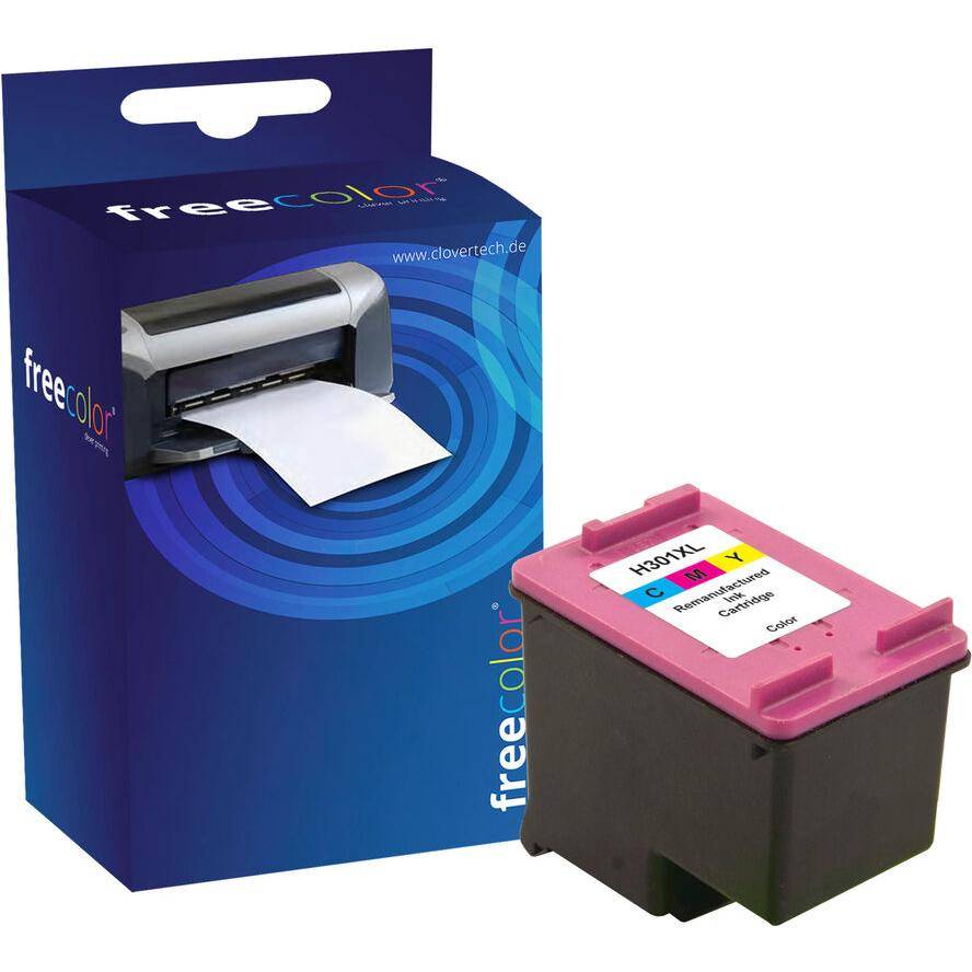 Freecolor Patrone HP 301XL color C/M/Y remanufactured Freecolor Patrone HP 301XL color C/M/Y remanufactured