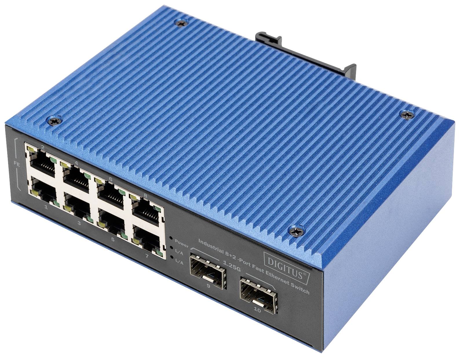 DIGITUS Switch 8+2-Port Fast Ethernet - DN-651146