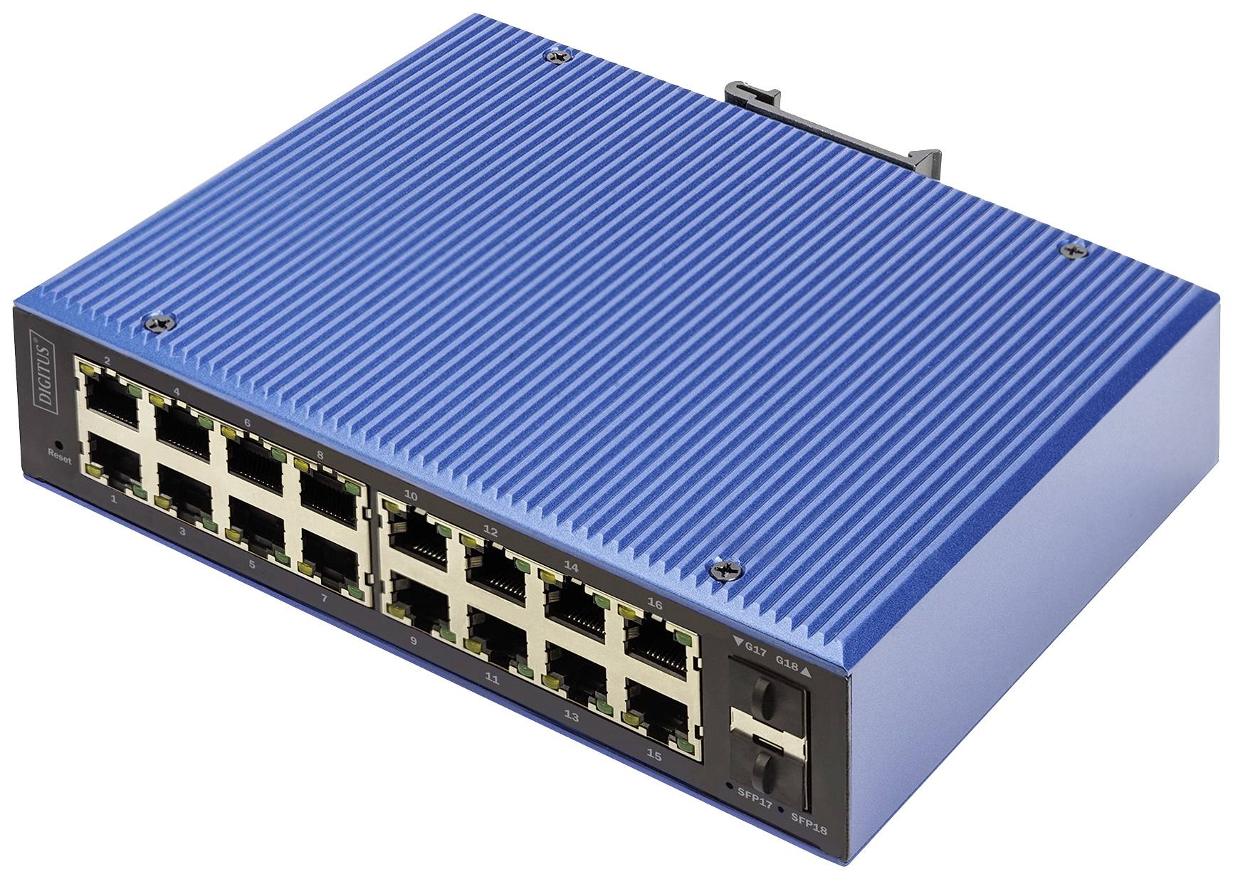 DIGITUS Switch 16+2 -Port L2 managed Gigabit - DN-651158