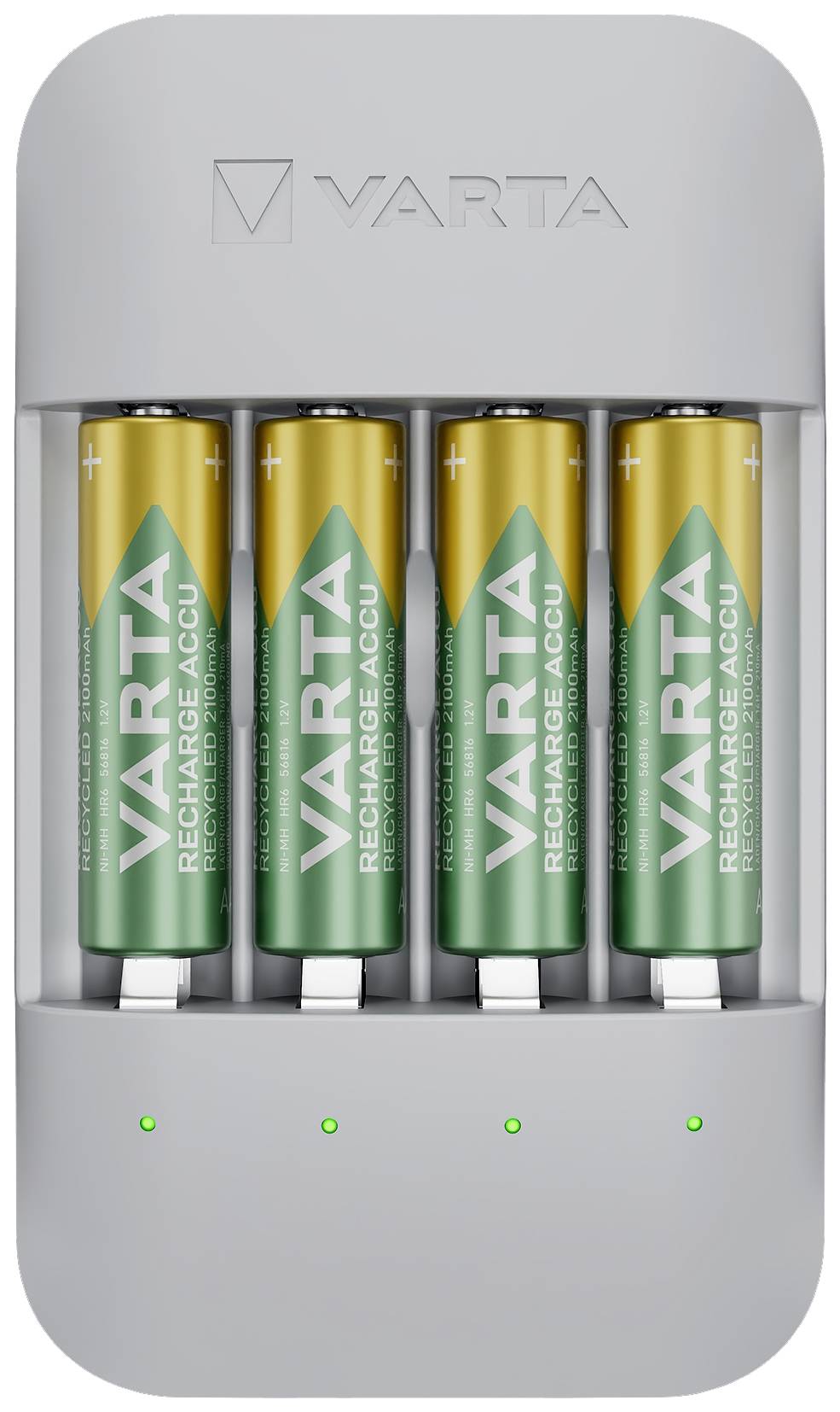 Varta Ladegerät Eco Charger Pro Recycled 4x AA 56816 2100mAh