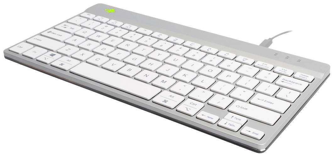 8719274491774 - R-Go Compact Break - keyboard - with integrated break indicator - QWERTY - Italian - white Input Device - Tastaturen - Italienisch - Weiss 8719274491774 - R-Go Compact Break - keyboard - with integrated break indicator - QWERTY - Italian - white Input Device - Tastaturen - Italienisch - Weiss