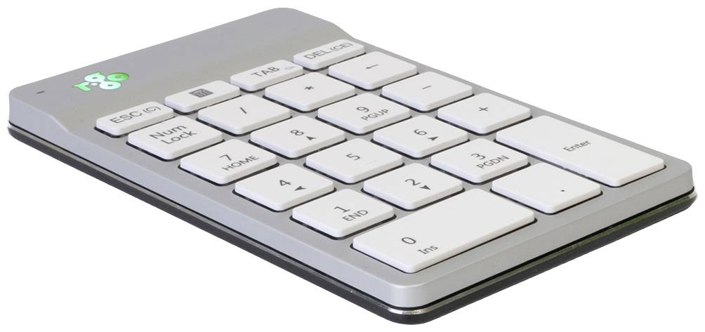 R-Go Nummernblock Numpad Break kabellos weiß - RGOCONMWLWH