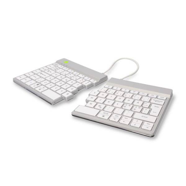 8719274491859 - R-Go Split Break - keyboard - with integrated break indicator - QWERTY - US - white - Tastaturen - Englisch - US - Weiss 8719274491859 - R-Go Split Break - keyboard - with integrated break indicator - QWERTY - US - white - Tastaturen - Englisch - US - Weiss