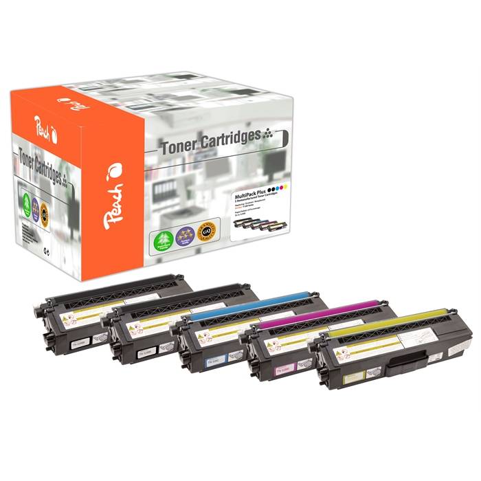 Peach Toner Brother TN-328 MultiPack Plus 2xbk,c,m,y remanufactured - PT842
