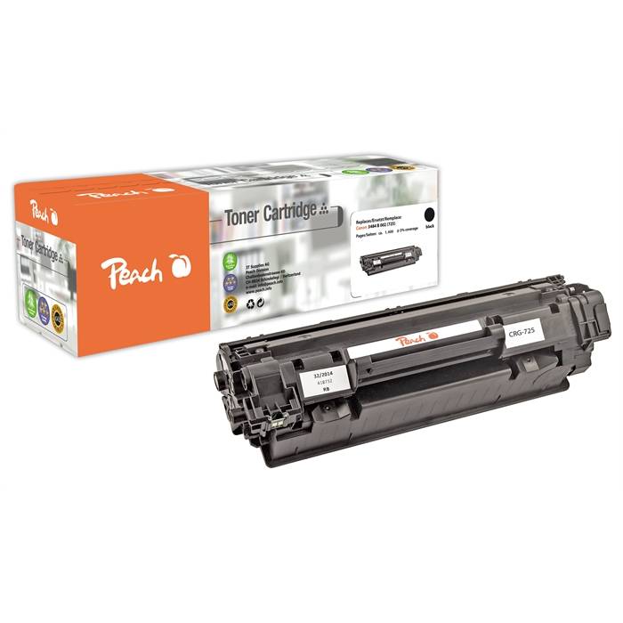 Peach Toner Canon 3484B002, CRG-725 black remanufactured - PT283