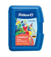 Pelikan Kinderknete Creaplast 10 Farben im blauen Etui, 240g - 606738