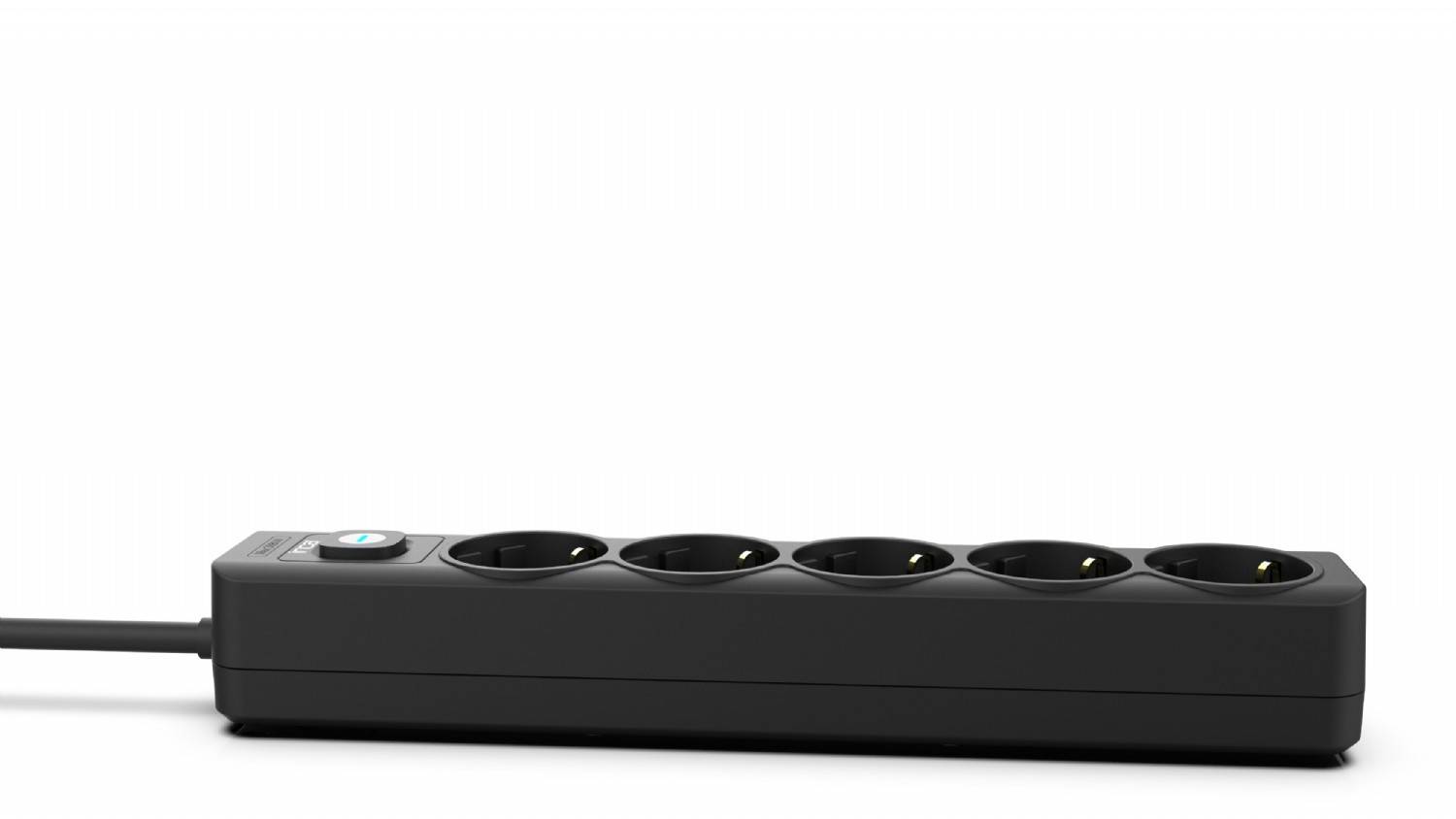 INCA Steckdosenleiste 5x /16A 230V/Max.3680W/LED 3.00m sw