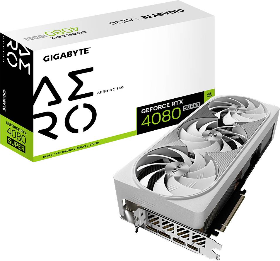 Gigabyte RTX4080 SUPER AERO OC    16GB GDDR6X HDMI 3xDP