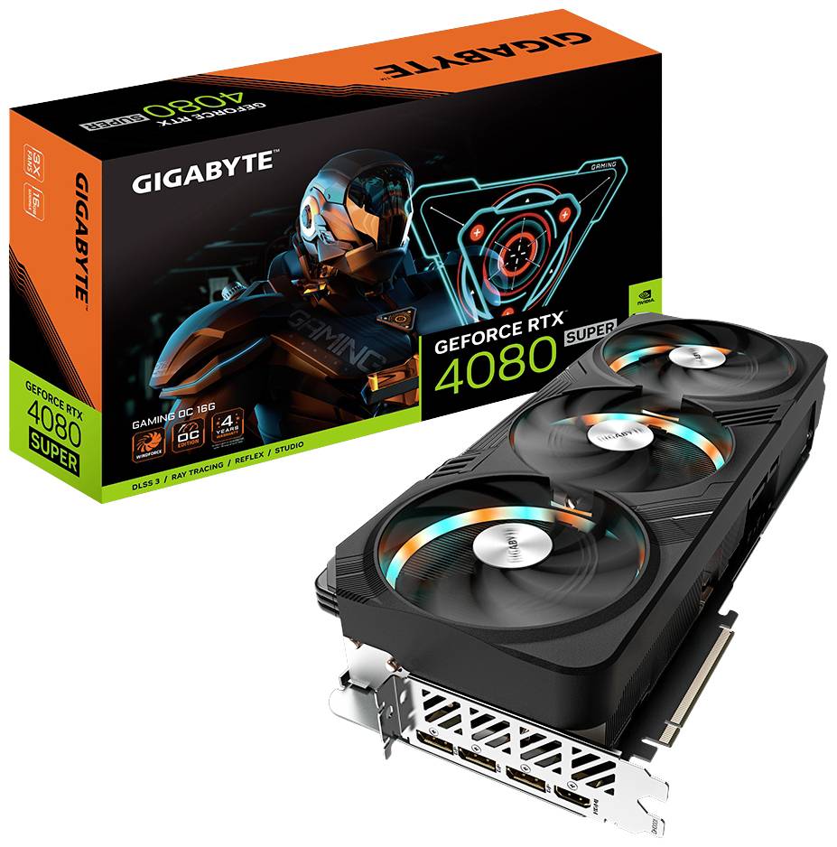 Gigabyte RTX4080 Super Gaming OC  16GB GDDR6X HDMI 3xDP