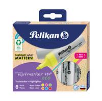 4012700823335 - Pelikan Textmarker 490 eco Set aus 6 Neon-Farben im Etui 4012700823335 - Pelikan Textmarker 490 eco Set aus 6 Neon-Farben im Etui
