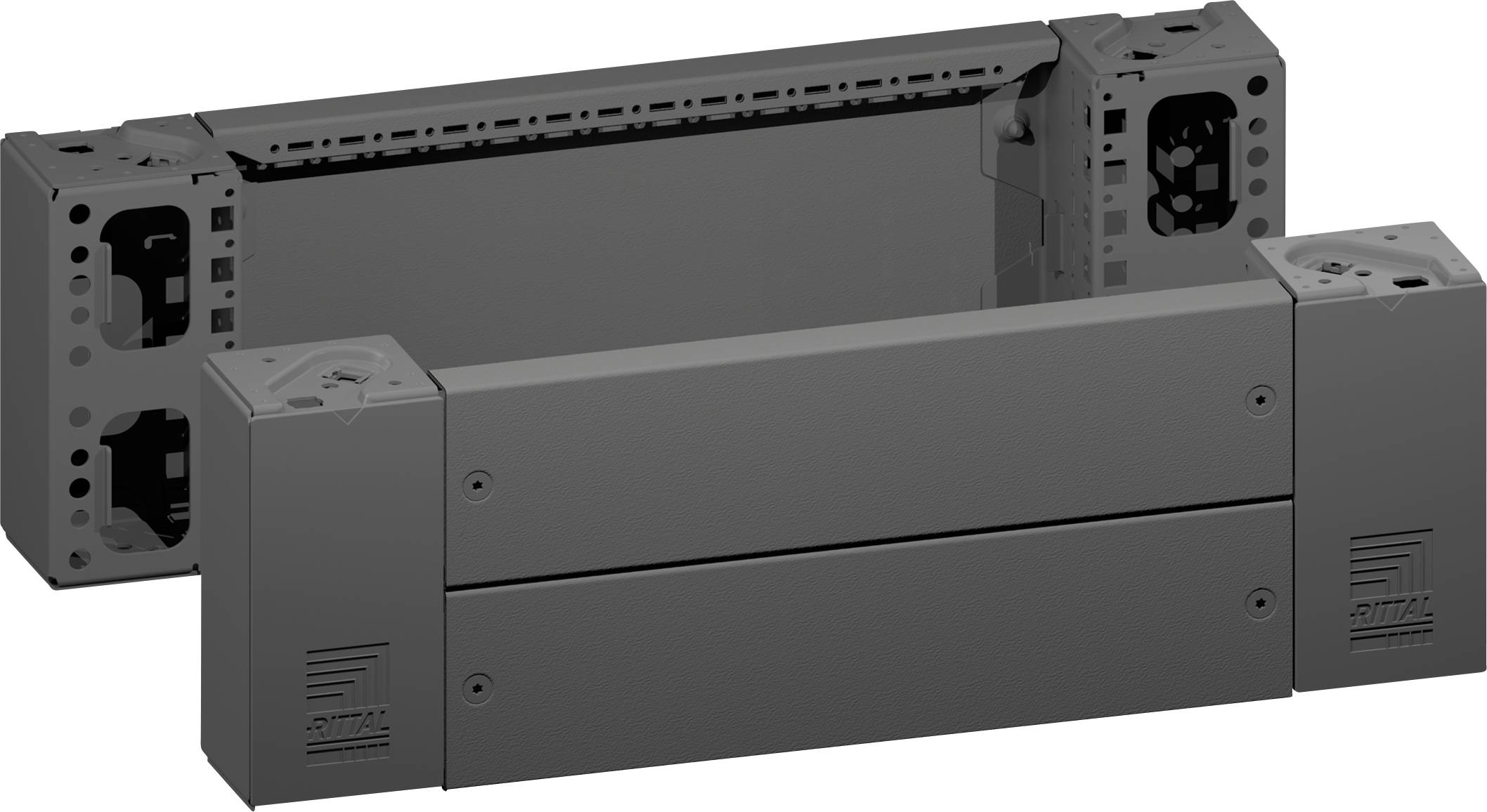 Rittal Sockel-Eckstück vorn/hinten VX 200 mm x 600 mm VPE 2 19