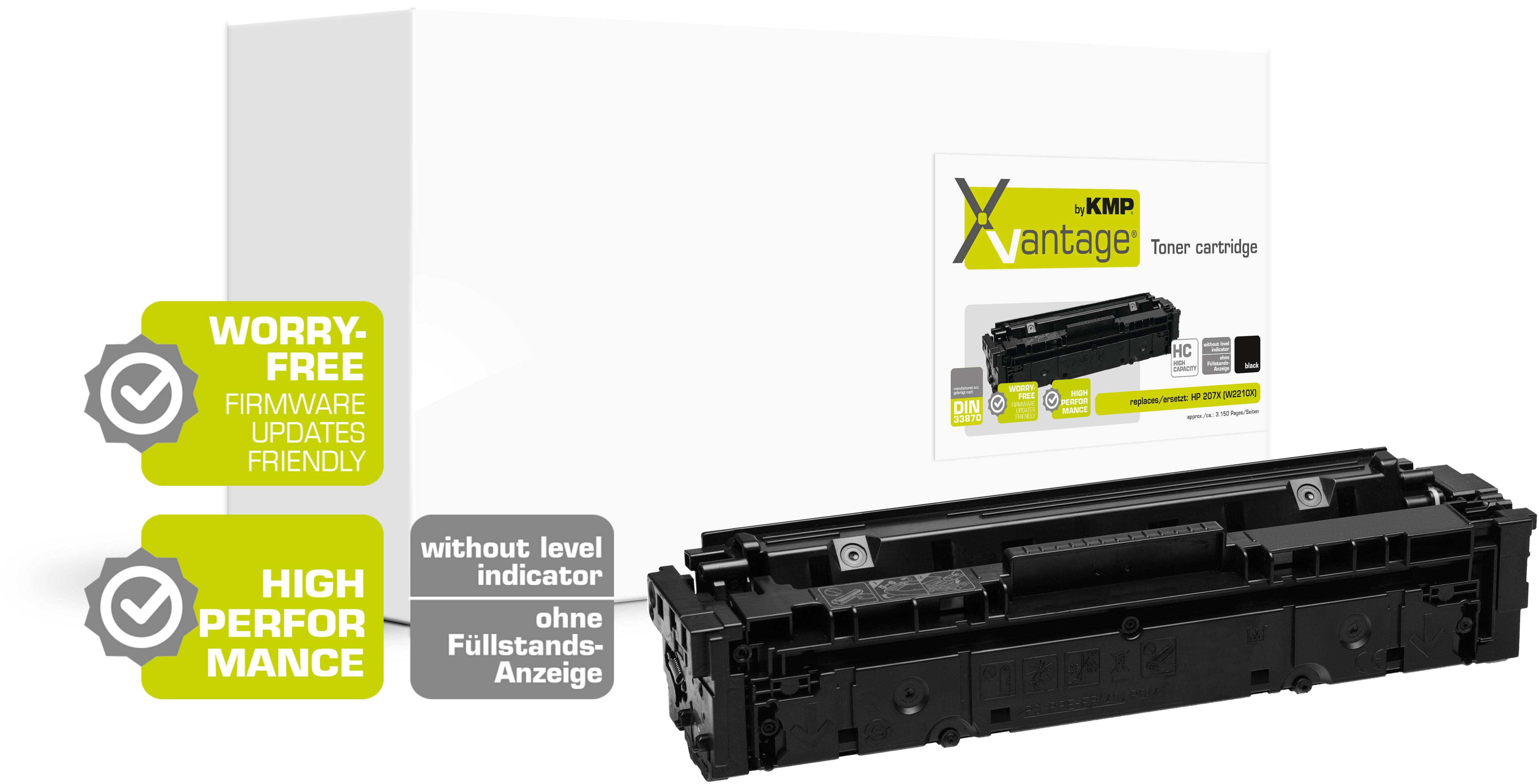 KMP XVantage Toner HP207X (W2210X) 3150 Seiten black