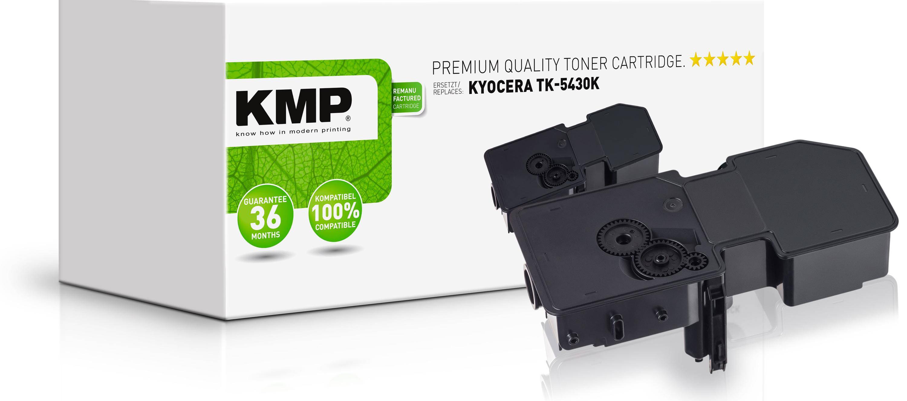 KMP Toner Kyocera TK-5430K PA2100/MA2100 Serie 1250 S. black remanufactured