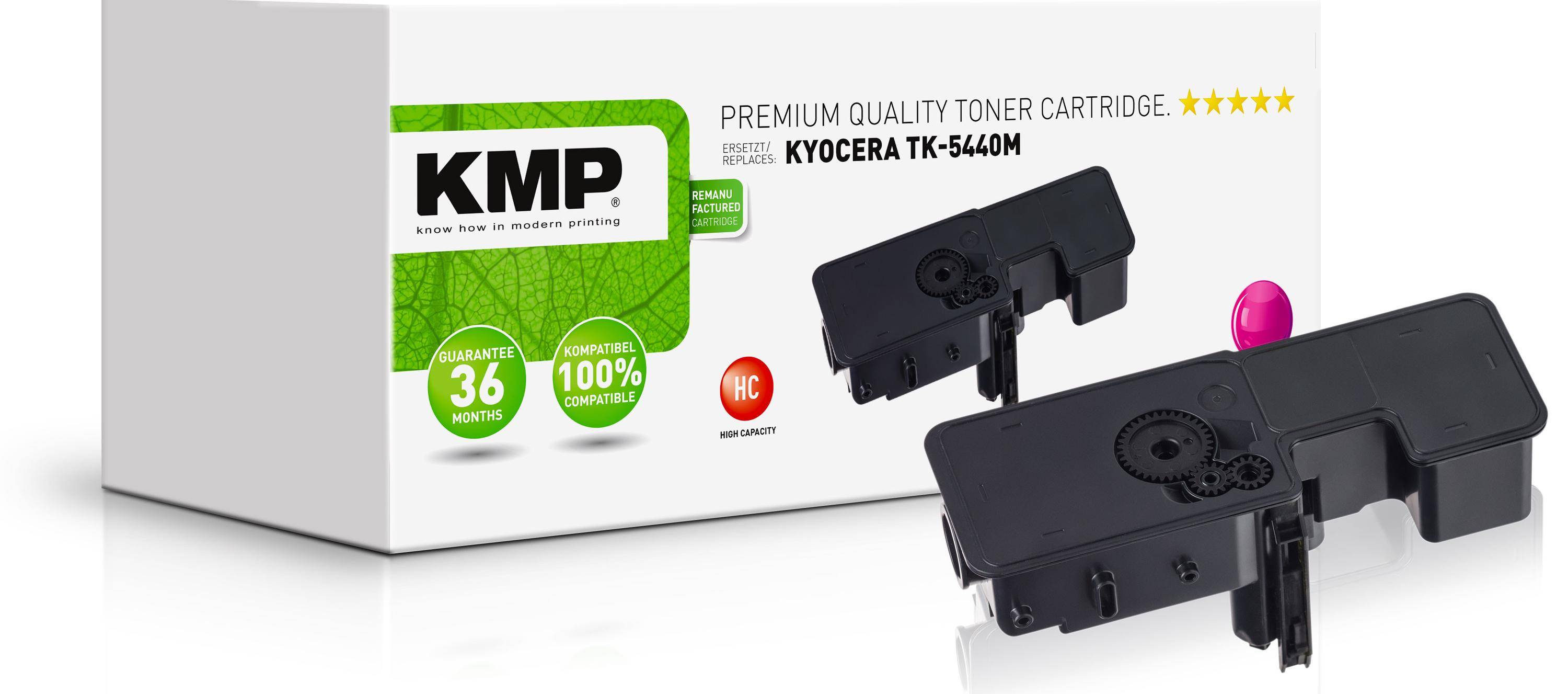 KMP Toner Kyocera TK-5440M PA2100/MA2100 Serie magenta remanufactured