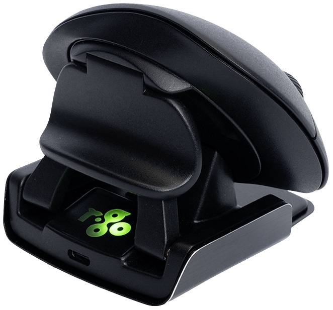 R-Go Maus Twister ergonomisch beidhändig USB u. Bluetooth sw - RGOTWBMWLBL