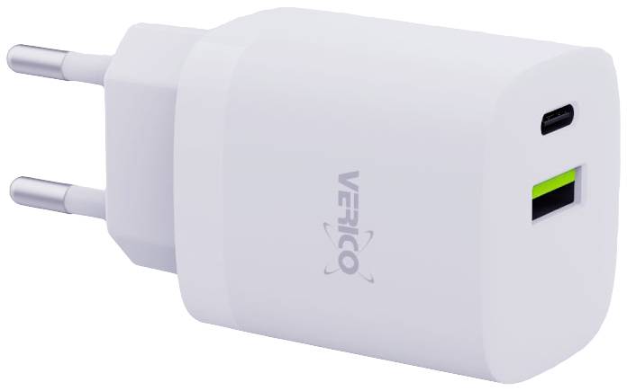 Verico Ladegerät MOJO GaN 30W PD, 2-Port (USB-A & USB-C) WH retail