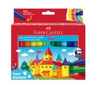 FABER-CASTELL Filzstift Jumbo Sup. Washable 24er - 154324
