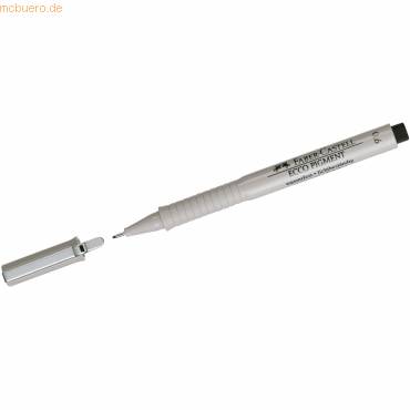 FABER-CASTELL Tintenschreiber Ecco Pigment 0,6 mm sw - 166699