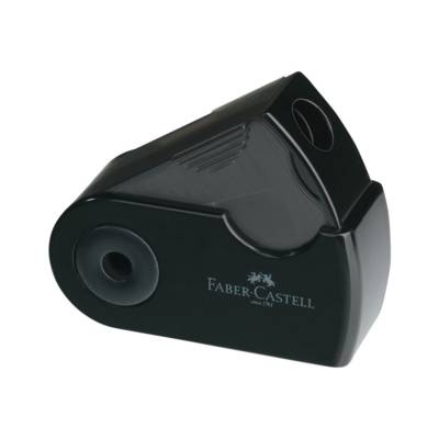 FABER-CASTELL Spitzer Klappspitzdose Sleeve Mini sw