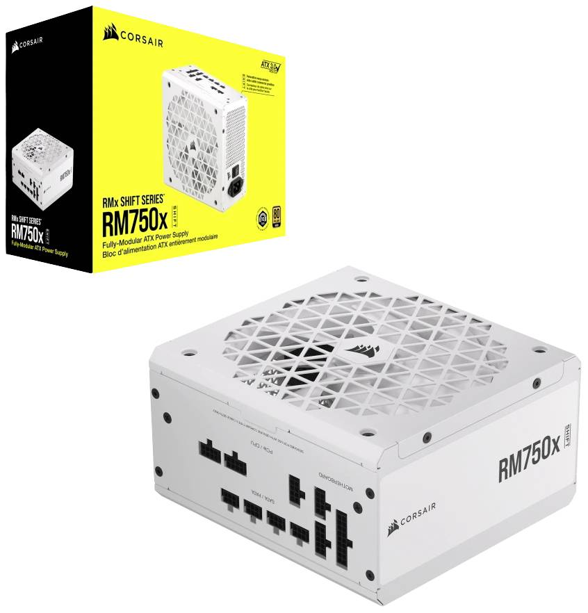 CORSAIR Netzteil 750W RM750x Shift White Modular 80+ Gold