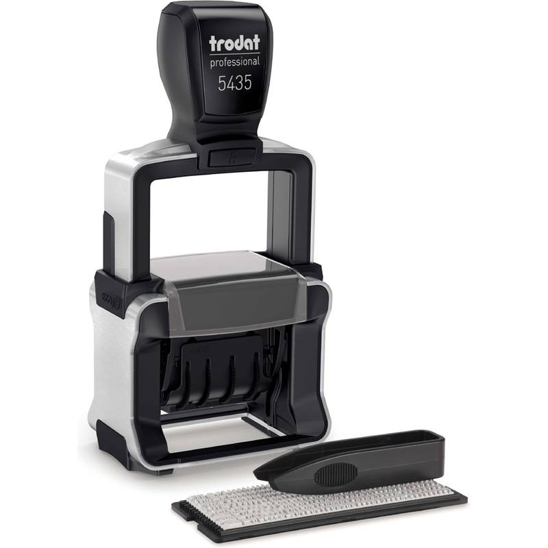trodat Datumstempel Professional 4.0/SB Typo+Kis bl-rot5435
