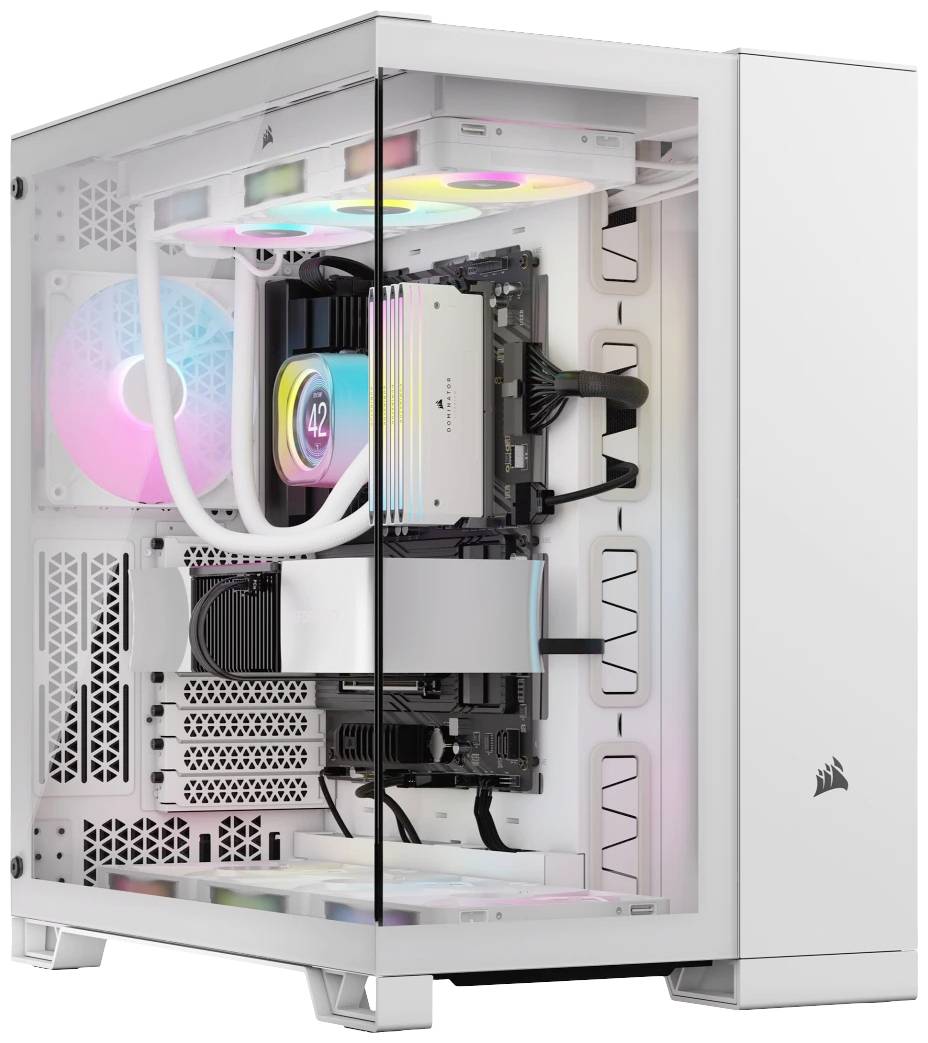 0840006675259 - CORSAIR Geh Midi 6500X iCUE LINK RGB Dual Chamber White 0840006675259 - CORSAIR Geh Midi 6500X iCUE LINK RGB Dual Chamber White