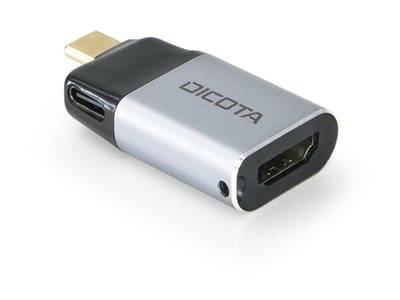 Dicota USB-C to HDMI Mini Adapter with PD (4k/100W) silver