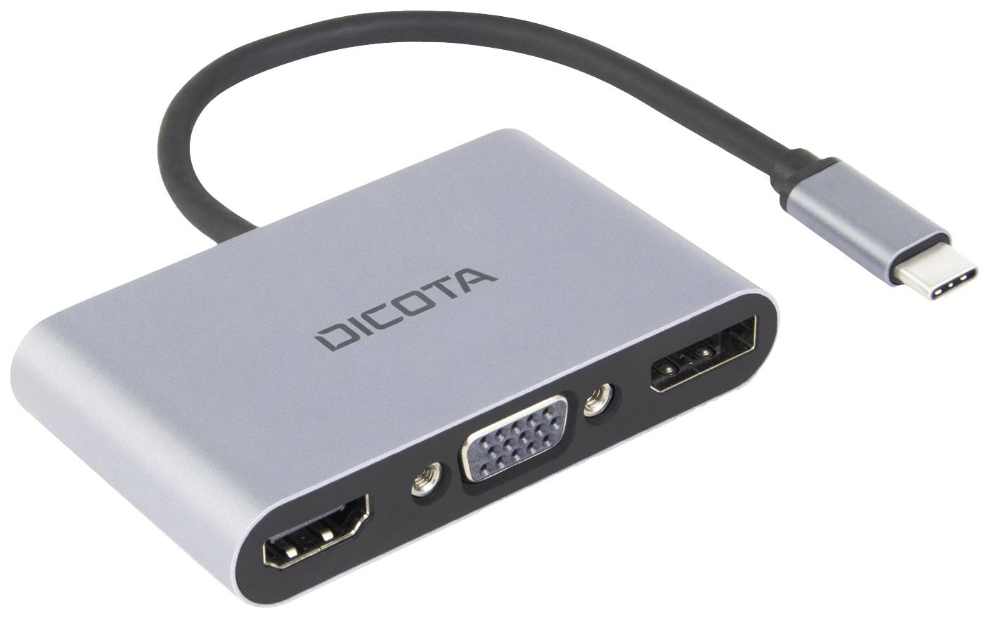Dicota USB-C Portable 5-in1 Docking Station 4K HDMI/DP PD