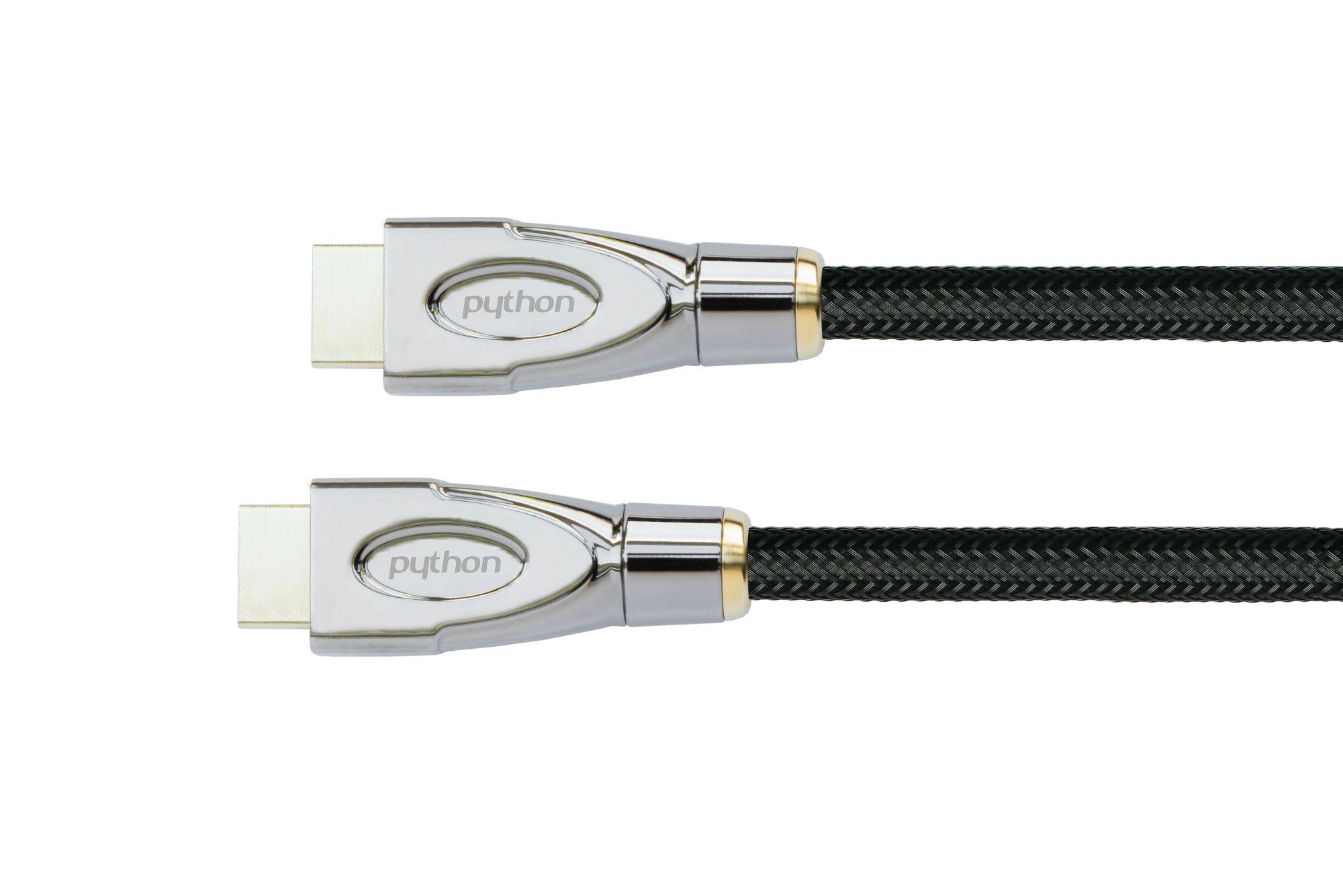 Python HDMI« 2.0 Kabel 4K2K Nylongeflecht schwarz 1,5m - GC-M0016