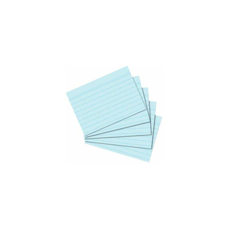 Herlitz Karteikarte A8 liniert bl hf eingeschweißt mit Aufre - 10836310