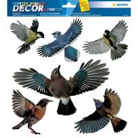 4008705155397 - HERMA Fensterbild Warnvögel Bunt 30x30cm 4008705155397 - HERMA Fensterbild Warnvögel Bunt 30x30cm