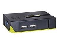 LevelOne KVM Switch 2x VGA/USB KVM-0222 Black Edition - KVM-0222