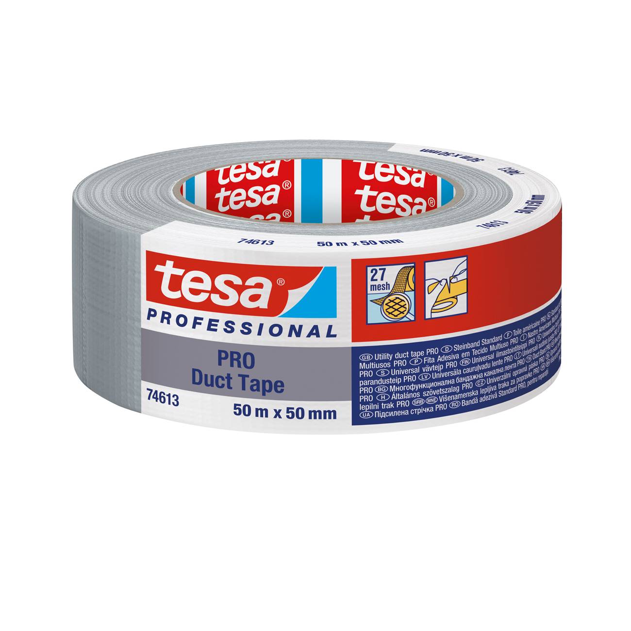 tesa PRO 74613 Duct Tape silber