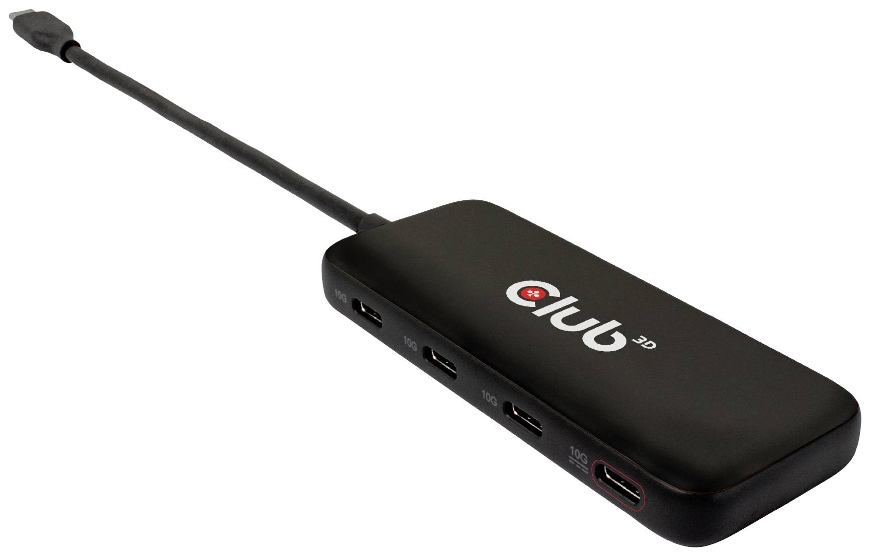 Club3D USB-Hub Typ C > 4x USB Typ C 10Gbps + 100W PD 3D CSV-1548 (BILD1)