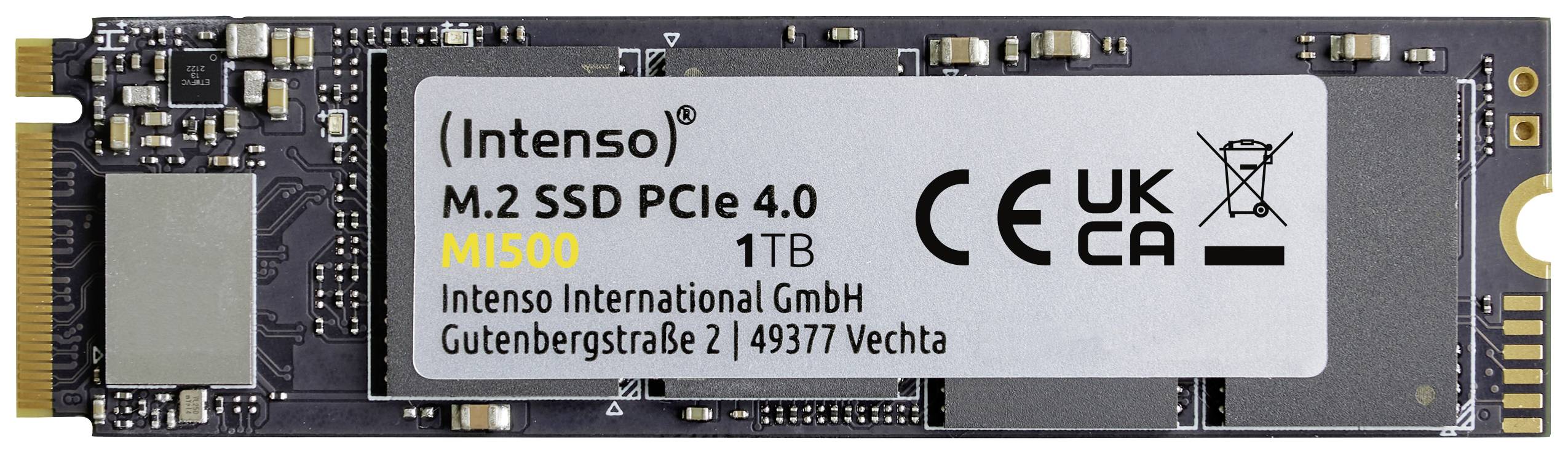Intenso M.2 SSD PCIe MI500 1TB Gen.4x4 NVME 1.4 intern retail - 3836460