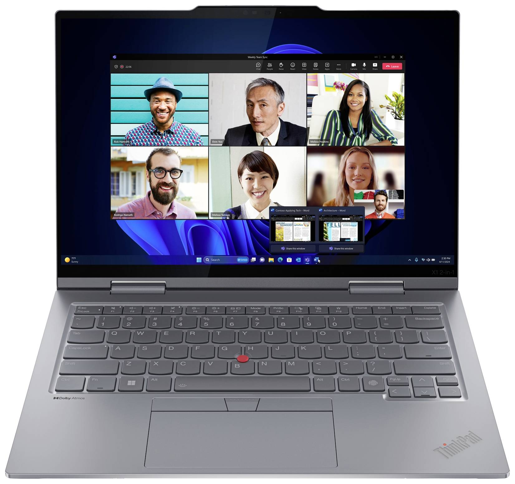 Lenovo X1 2in1 G9 14 Ultra5 125U 16/512 WUXGA W11P,  (BILD1)