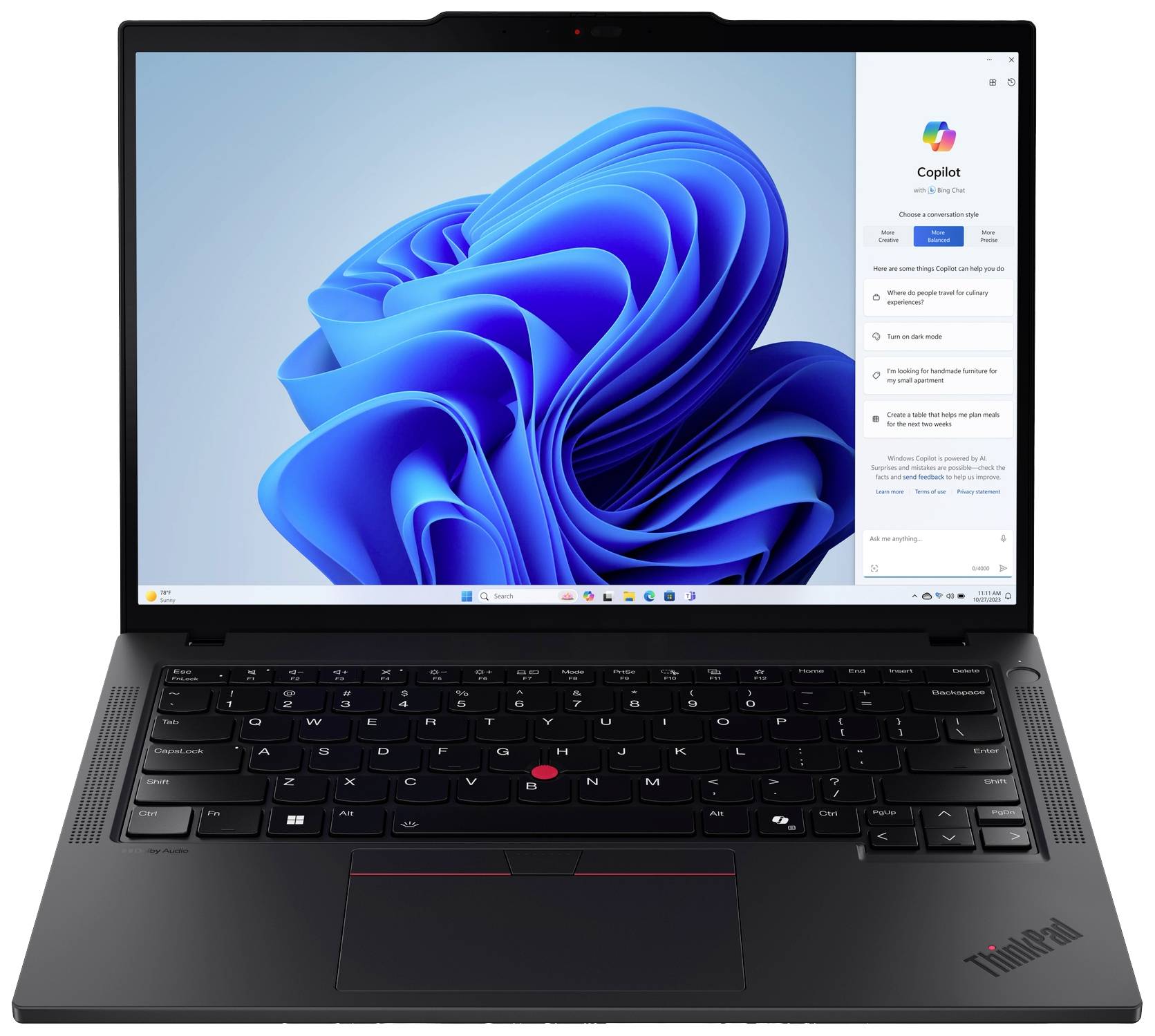 Lenovo ThinkPad T14 AMD G5 14 R5-8540U 16/512 WUXGA W11P - 21MC0009GE