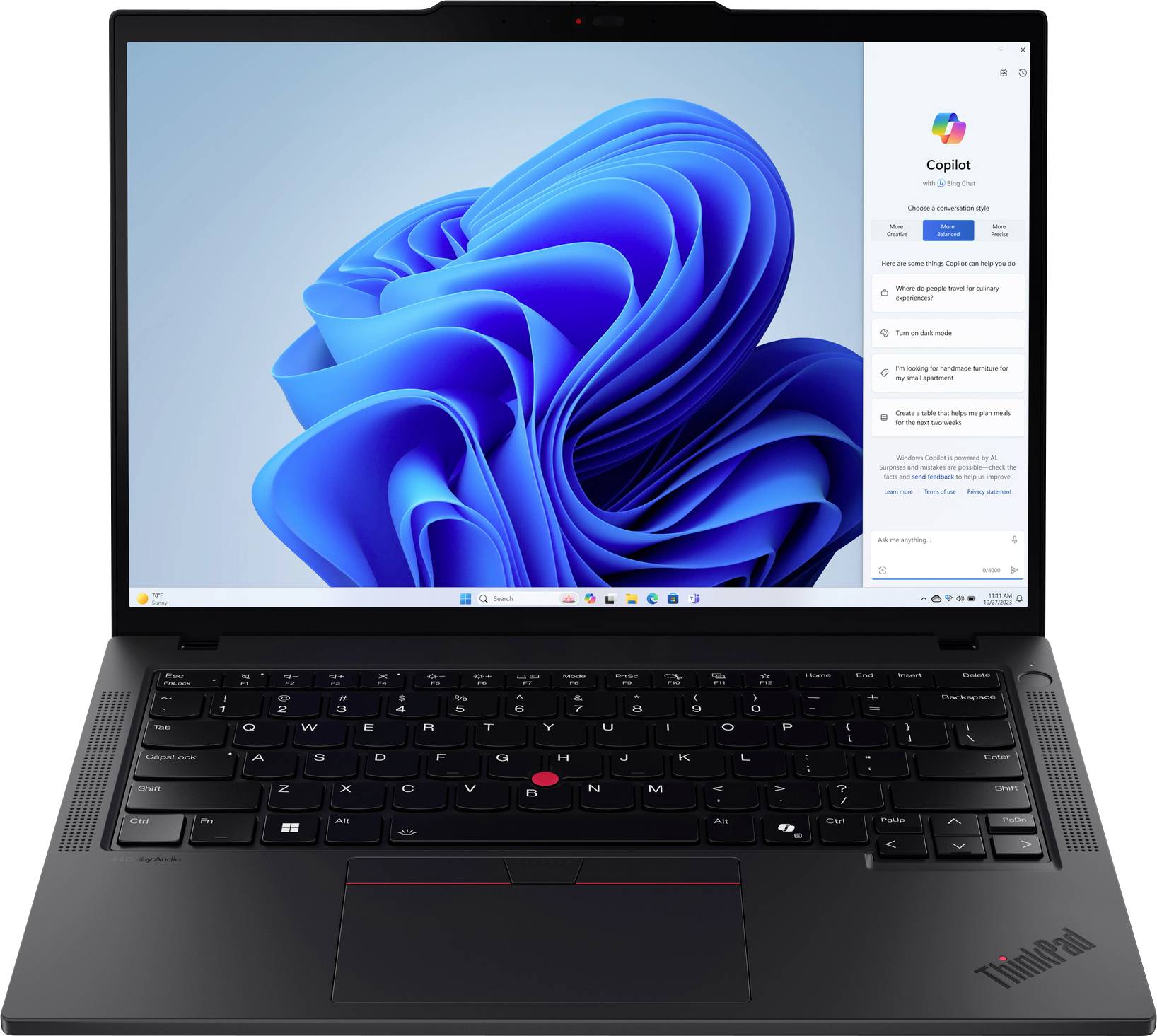 Lenovo ThinkPad T14 AMD G5 14 R7-8840U 32/1TB WUXGA 4G W11P - 21MC003QGE