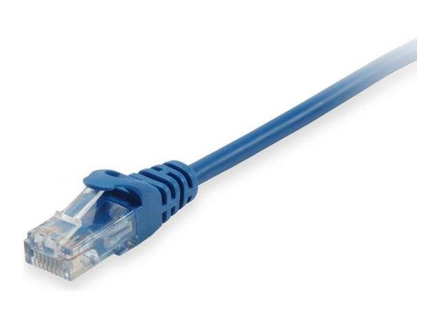 Equip Patchkabel Cat6A U/UTP 2xRJ45 0.25m blau LSZH 603132 (BILD1)