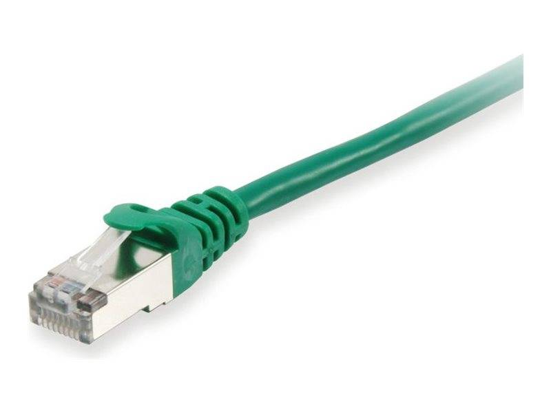 Equip Patchkabel Cat6A S/FTP 2xRJ45 25.00m grün LSZH Polybeutel - 606413