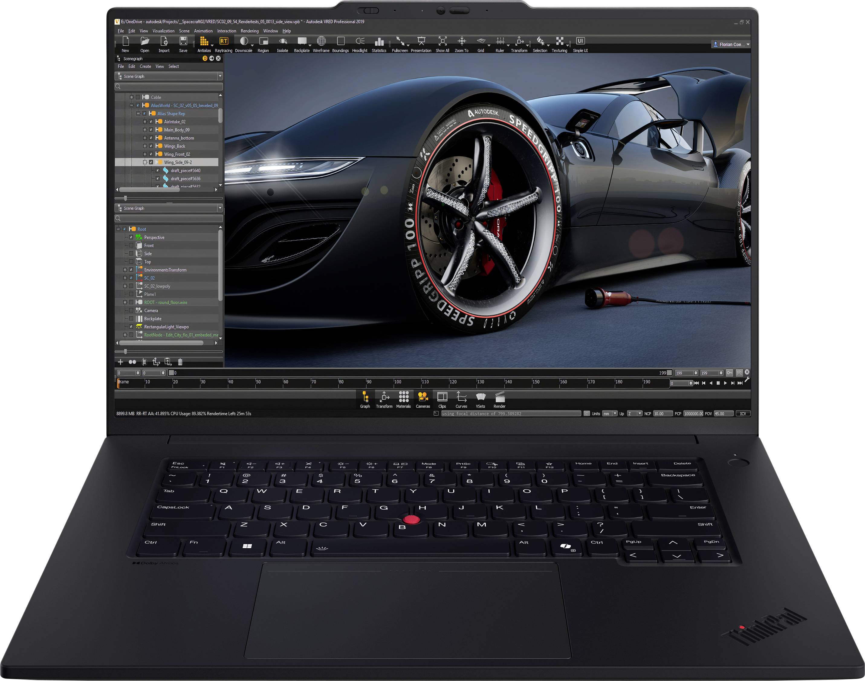 Lenovo ThinkPad P1 G7 16 Ultra 7-155H 32/1TB A2000 W11P - 21KV001QGE