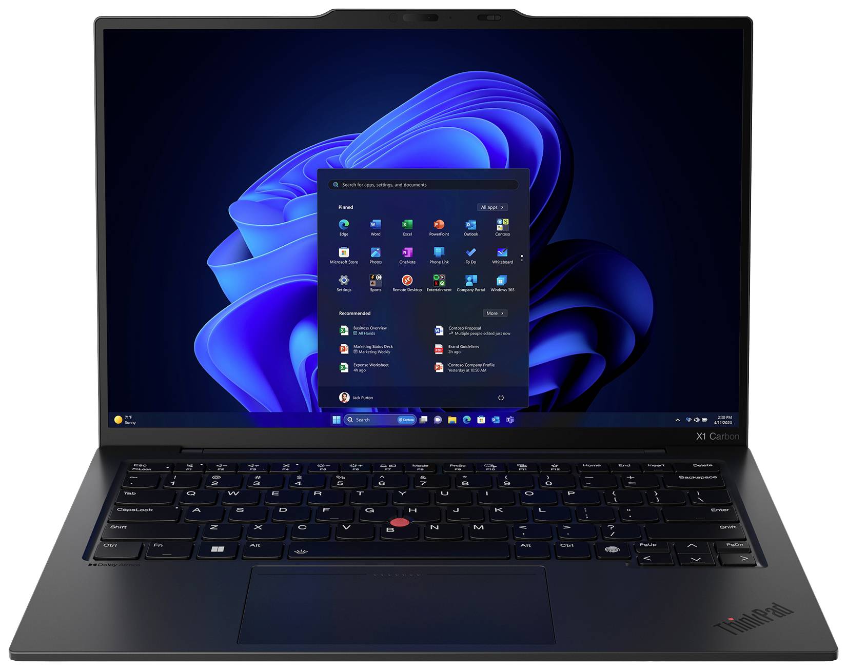 Lenovo X1 Carbon G12 14 Ultra5 125U 32/1TB WUXGA 4G  (BILD1)