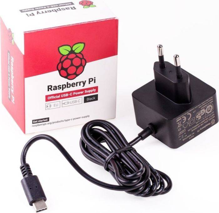 5056561803418 - Raspberry Pi® Steckernetzteil Festspannung Passend für (Entwicklungskits) Ausgangsstrom (max) 5000 mA 1 x USB-C® Stecker 5056561803418 - Raspberry Pi® Steckernetzteil Festspannung Passend für (Entwicklungskits) Ausgangsstrom (max) 5000 mA 1 x USB-C® Stecker