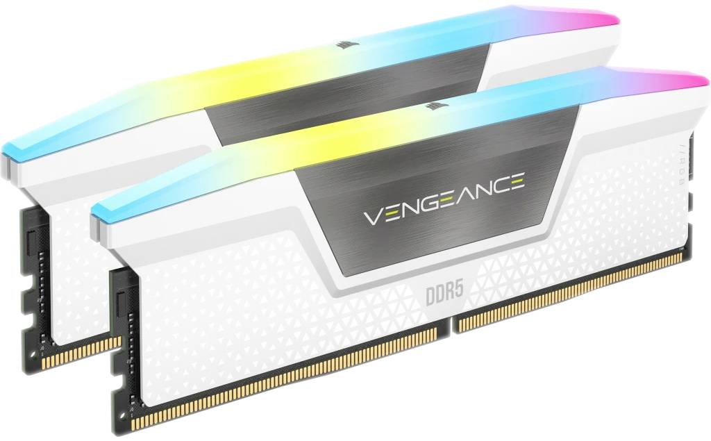 DDR5 64GB PC 6400 CL32 CORSAIR KIT (2x32GB) VENGEANCE RGB W retail - CMH64GX5M2B6400C32W