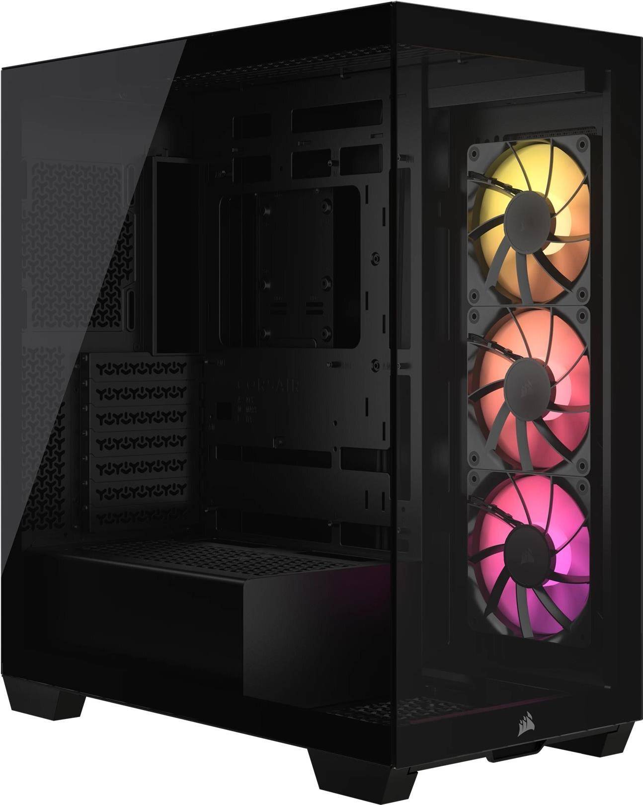 CORSAIR Geh Midi 3500X ARGB (Tempered Glass) Black