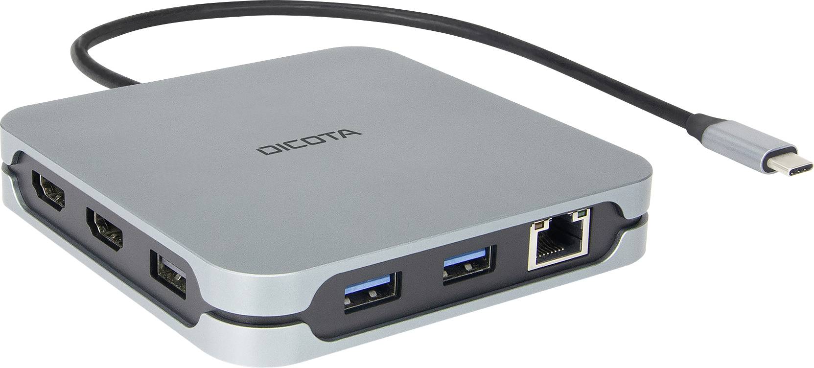 Dicota USB-C 10-in-1 Docking Station 8K HDMI PD 100W silver