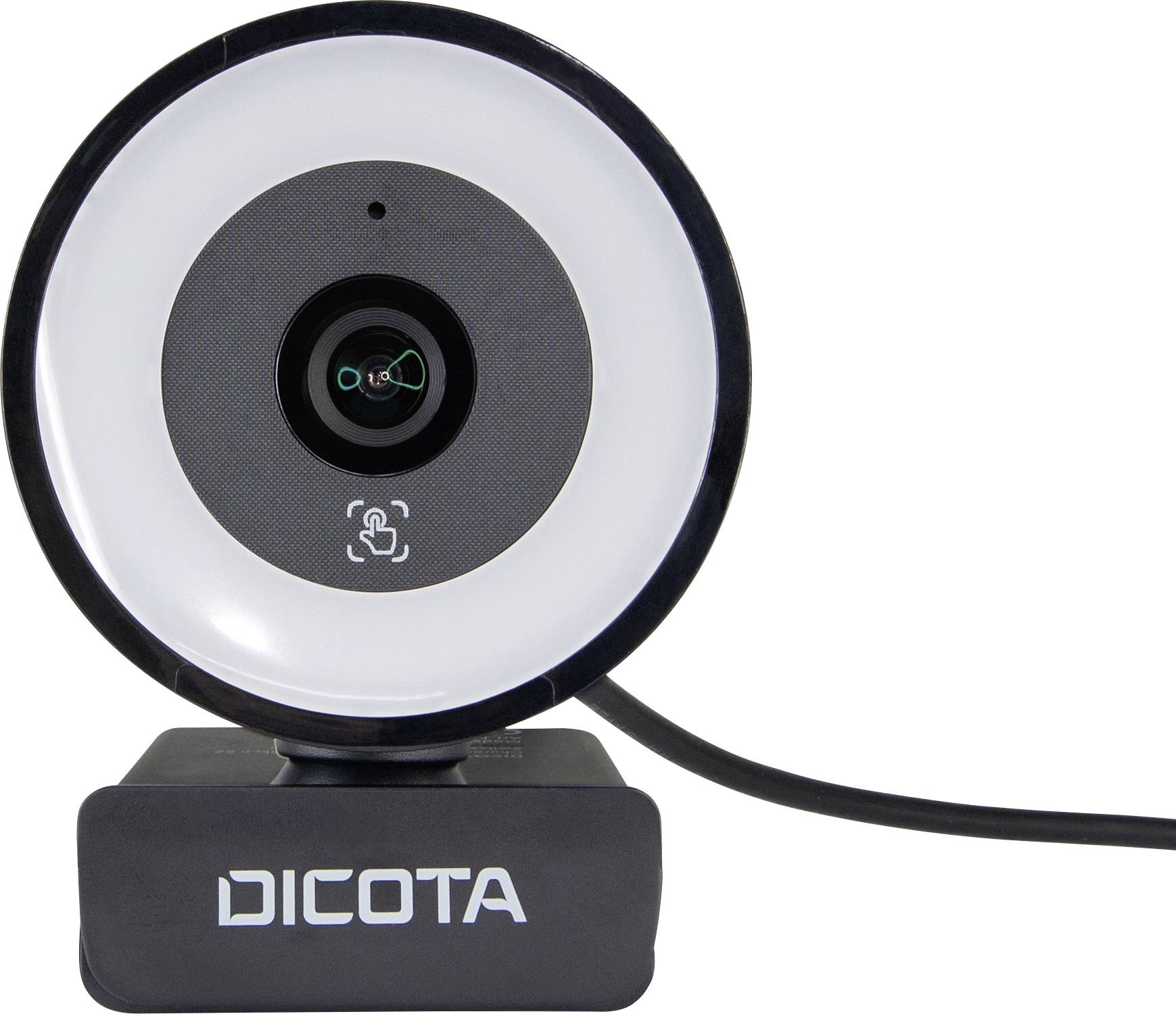 Dicota Webcam Ringlight 5MP black