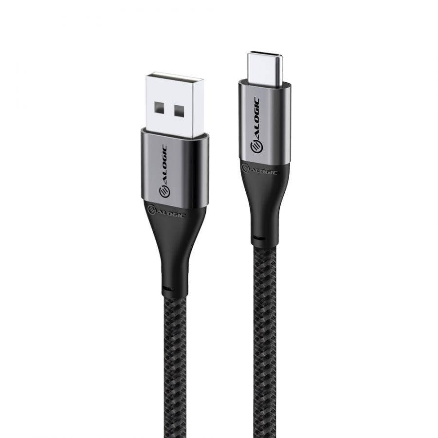 9350784017796 - USB C Adapterkabel Typ C -A M M 3A 480Mbps 3m spacegr
