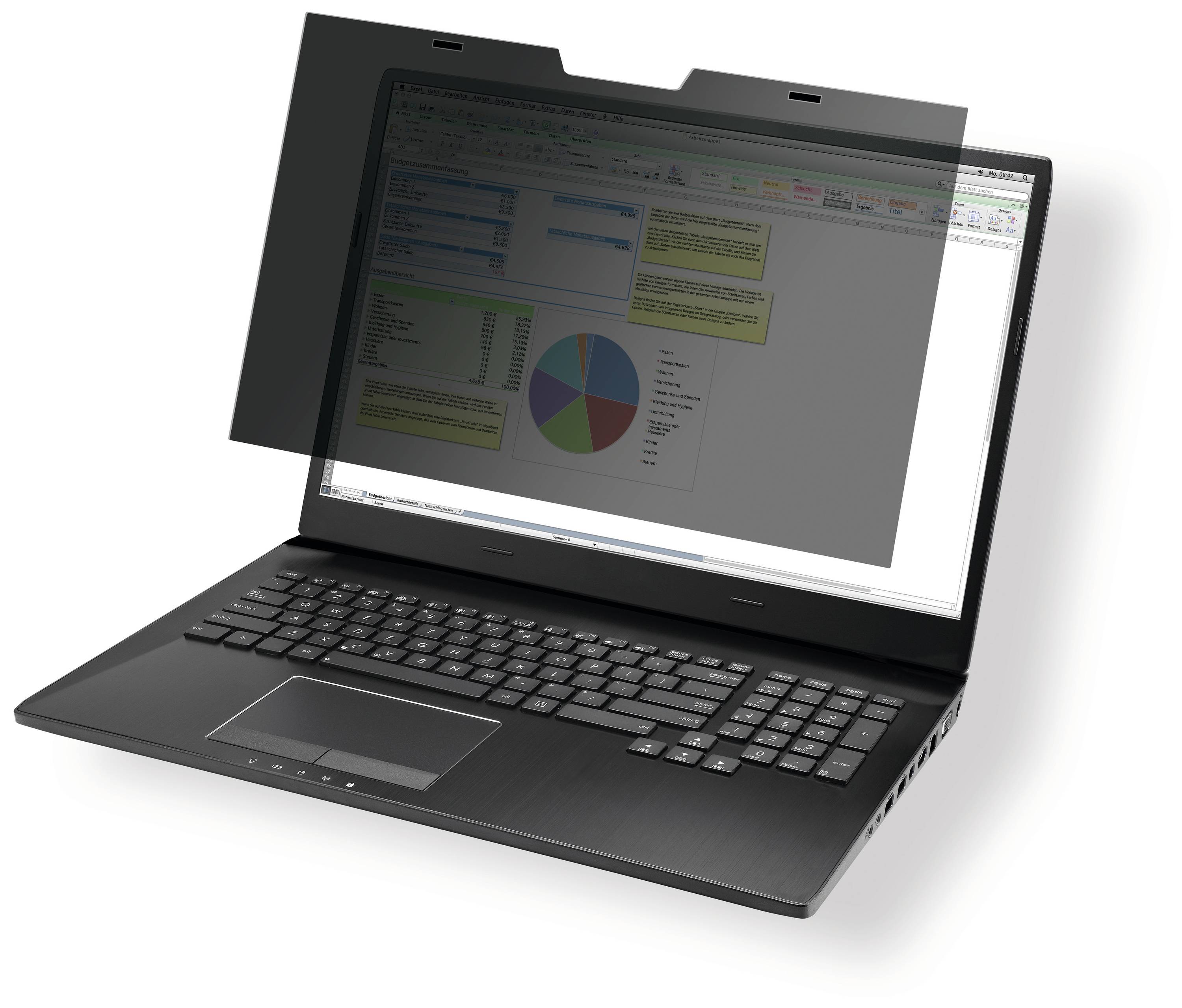 DURABLE Blickschutzfilter MAGNETIC 16,0, 16:10 anthrazit