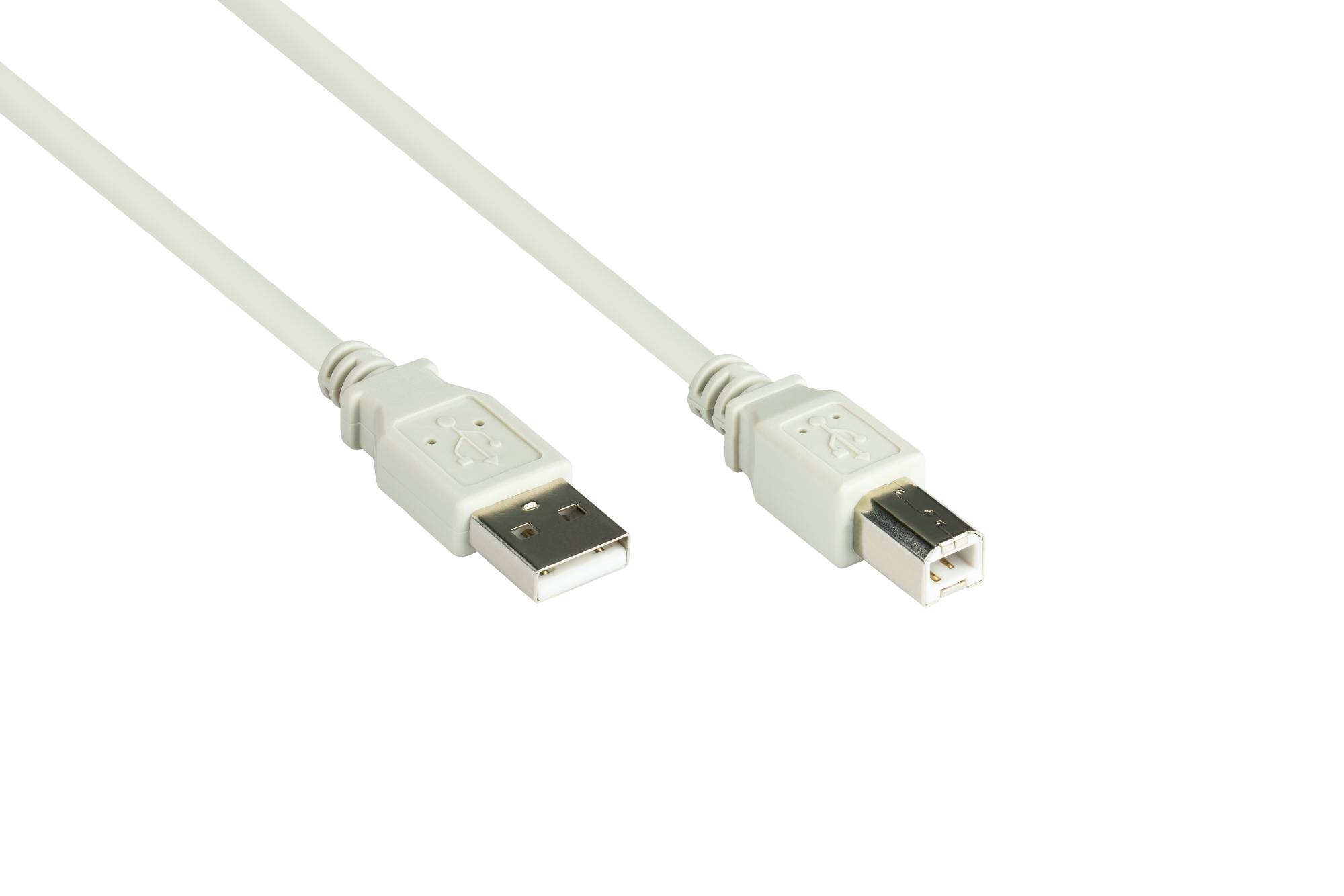 Good Connections USB2.0 Kabel A-B grau 0,25m - 2510-025